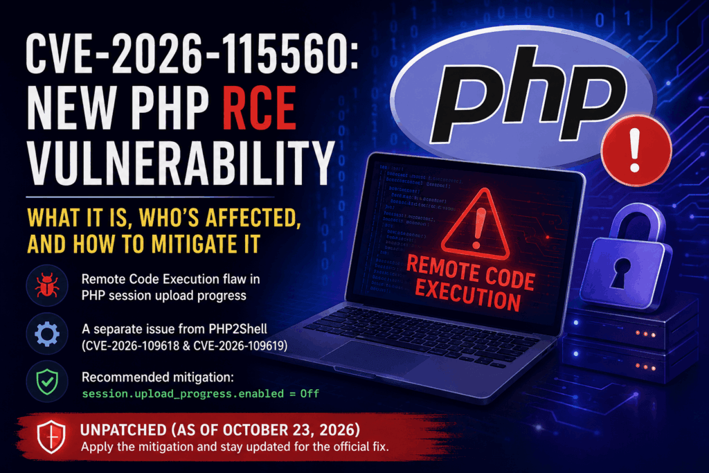CVE-2026-115560: PHP RCE Vulnerability and Fix - All About HTML