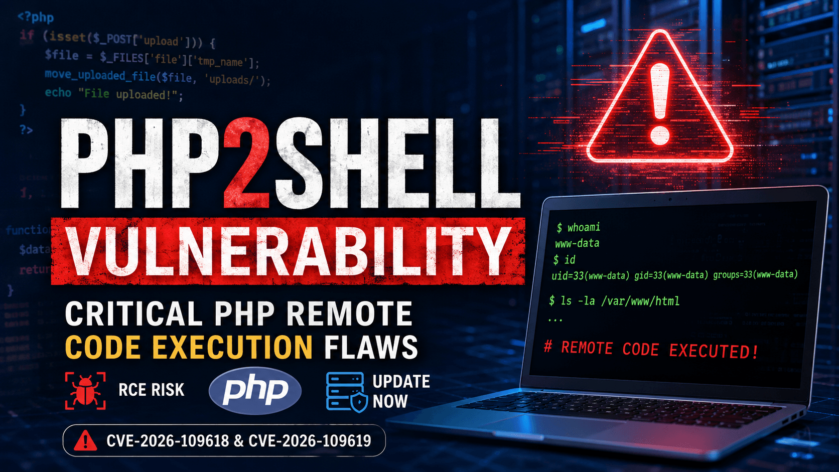 PHP2Shell vulnerability — critical PHP remote code execution security flaw