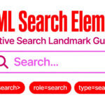 Html search element